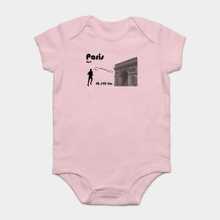 Paris marathon Baby Bodysuit